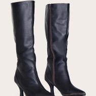 4addf38fb6a8f8fd67129c5cb2398d2a8b27997a_CNL4040_2_black_burnish_wide_fit_pu_point_toe_high_stiletto_heel_knee_high_boots