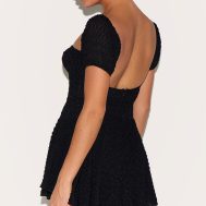 60be00231a83e5d1c836ff3f539f6567c0fc25e8_CNM3481_2_petite_black_textured_bardot_puff_sleeve_mini_dress