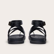 b3cdc3afd36b58ae6d213202dc90922d594c2cb2_CNL6589_3_black_pu_round_toe_ankle_strap_footbed_sandals