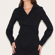 b6019871db76b2d9a252da2f3b1aef998692a02f_CNM1589_1_black_woven_asymmetric_pearl_detail_shirt_dress