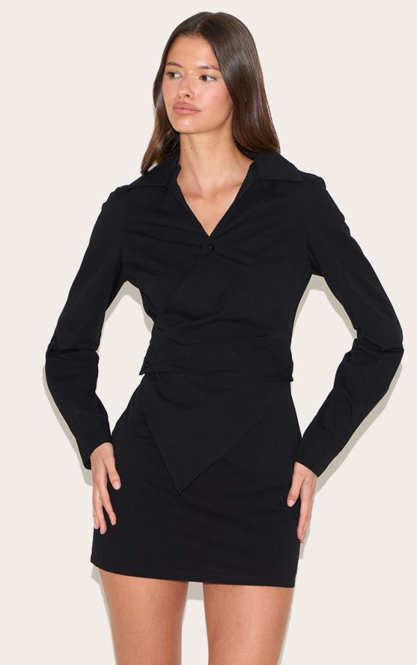 b6019871db76b2d9a252da2f3b1aef998692a02f_CNM1589_1_black_woven_asymmetric_pearl_detail_shirt_dress