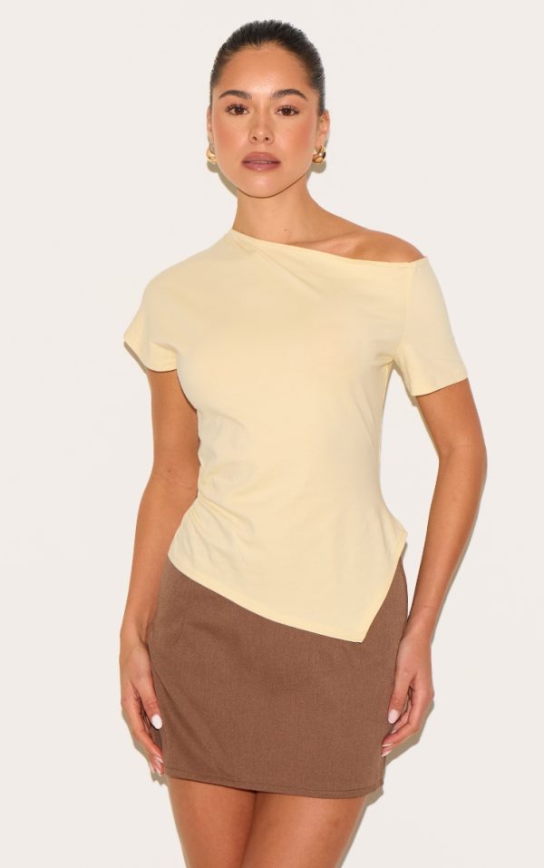 b7edc8491ae7ebeac6ec5c96bba6a1fa8ba7aef4_CNM8385_1_butter_yellow_cotton_off_shoulder_drape_longline_top
